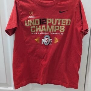 Nike Red Ohio State Undisputed Champs Tee